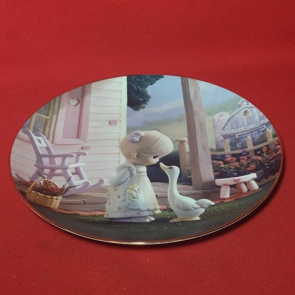 Precious Moments Decorative Plate Make A Joyful Noise Hamilton Collection 1993 - Picture 6 of 12